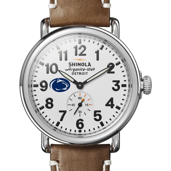 Penn State Shinola Watch, The Runwell 41mm White Dial - Image 1