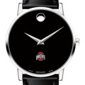 Ohio State Men's Movado Museum with Leather Strap - Image 1