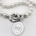 Penn State Pearl Necklace with Sterling Silver Charm - Image 2