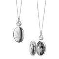 University of Virginia Monica Rich Kosann Petite Locket in Silver - Image 1