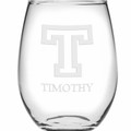 Trinity Stemless Wine Glasses Made in the USA - Set of 2 - Image 2