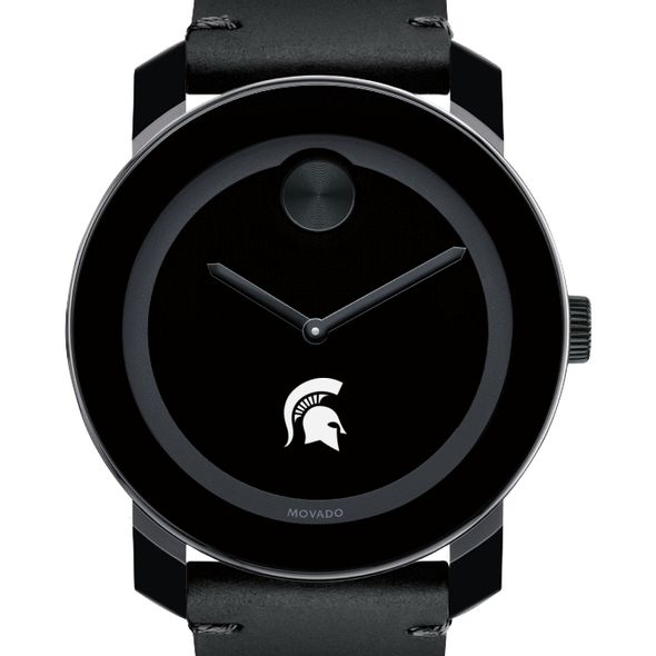 Michigan State University Men's Movado BOLD with Leather Strap - Image 1