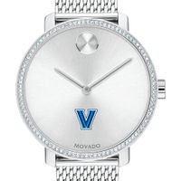 Villanova Women's Movado Bold with Crystal Bezel & Mesh Bracelet