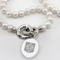 DePaul Pearl Necklace with Sterling Silver Charm - Image 2