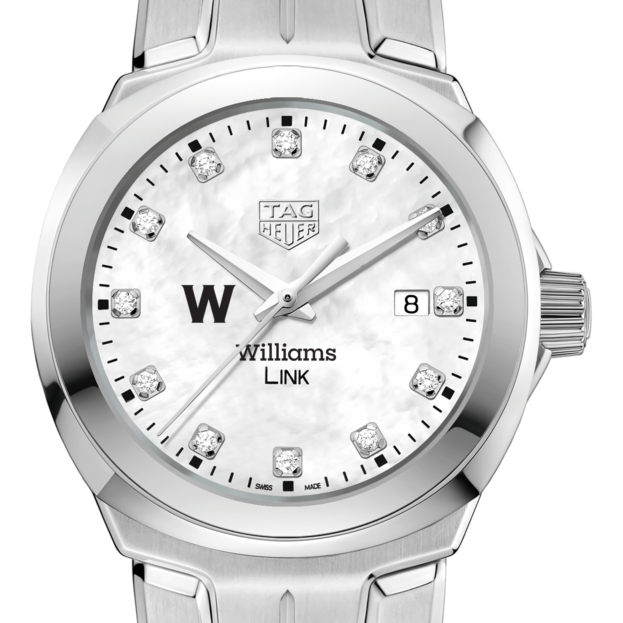 Williams College TAG Heuer Diamond Dial LINK for Women