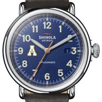 Appalachian State Shinola Watch, The Runwell Automatic 45mm Royal Blue Dial