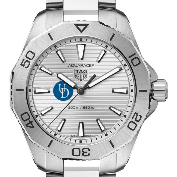 Delaware Men's TAG Heuer Steel Aquaracer with Silver Dial - Image 1