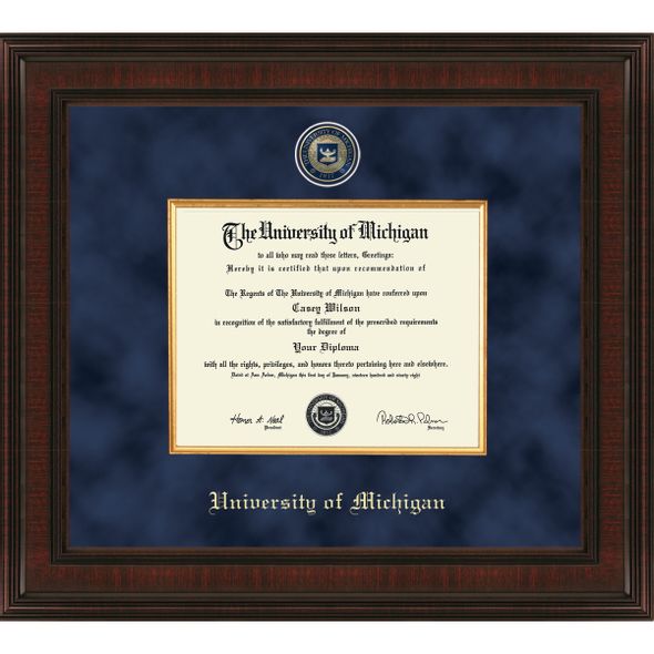 Michigan Excelsior Bachelor/Masters Diploma Frame - Image 1
