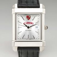 St. Lawrence Men's Collegiate Watch with Leather Strap