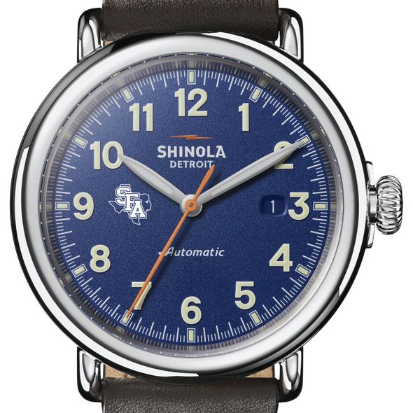 SFASU Shinola Watch, The Runwell Automatic 45mm Royal Blue Dial - Image 1