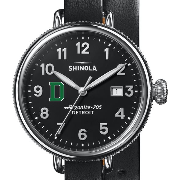 Dartmouth Shinola Watch, The Birdy 38mm Black Dial - Image 1