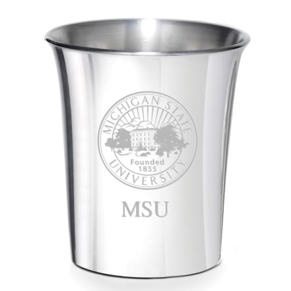 Michigan State Pewter Jigger