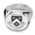 Columbia Sterling Silver Round Signet Ring - Image 1