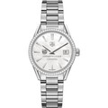 click to view Dartmouth College Women's TAG Heuer Steel Carrera with MOP Dial & Diamond Bezel - Image 2