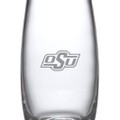 Oklahoma State University Glass Addison Vase by Simon Pearce - Image 2
