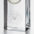 Vanderbilt Tall Glass Desk Clock by Simon Pearce - Image 2