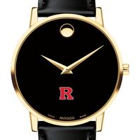 Rutgers Men's Movado Gold Museum Classic Leather