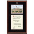Harvard Diploma Frame - Campus Print - Image 1