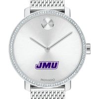 James Madison Women's Movado Bold with Crystal Bezel & Mesh Bracelet