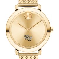 Wake Forest Women's Movado Bold Gold with Mesh Bracelet