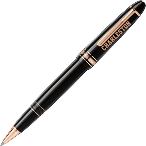 College of Charleston Montblanc Meisterstück LeGrand Rollerball Pen in Red Gold