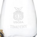 USCGA Stemless Wine Glasses - Set of 4 - Image 3