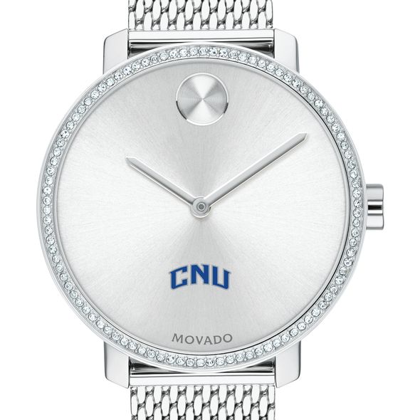 CNU Women's Movado Bold with Crystal Bezel & Mesh Bracelet