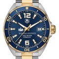 click to view Seton Hall Men's TAG Heuer Two-Tone Formula 1 with Blue Dial & Bezel - Image 1