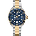 click to view Seton Hall Men's TAG Heuer Two-Tone Formula 1 with Blue Dial & Bezel - Image 2