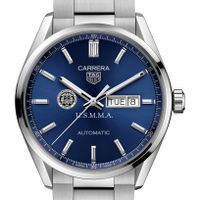 USMMA Men's TAG Heuer Carrera with Blue Dial & Day-Date Window