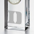 Duke Tall Glass Desk Clock by Simon Pearce - Image 2