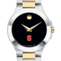 Syracuse Women's Movado Collection Two-Tone Watch with Black Dial - Image 1