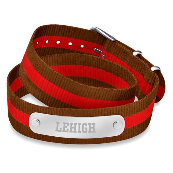 Lehigh University Double Wrap NATO ID Bracelet - Image 1