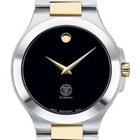SC Johnson College Men's Movado Collection Two-Tone Watch with Black Dial