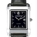 Clemson Men's Black Quad Watch with Leather Strap - Image 1