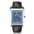 Harvard Men's Blue Quad Watch with Leather Strap - Image 2