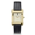 Yale Men's Gold Quad with Leather Strap - Image 2