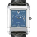 Columbia University Men's Blue Quad Watch with Leather Strap - Image 1