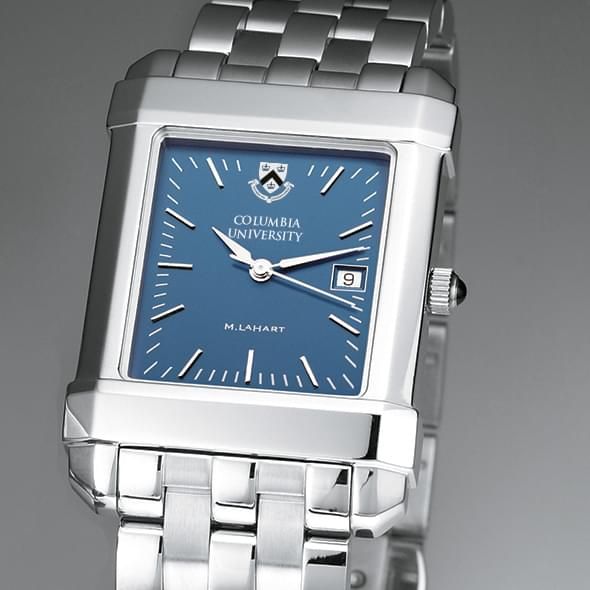 Columbia University Men's Blue Quad Watch with Bracelet