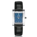 Columbia University Women's Blue Quad Watch with Leather Strap - Image 2