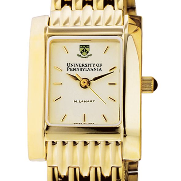 Penn Women's Gold Quad Watch with Bracelet