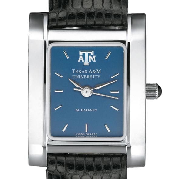 Texas A&M Women's Blue Quad Watch with Leather Strap - Image 1