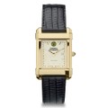 Cornell Men's Gold Quad with Leather Strap - Image 2