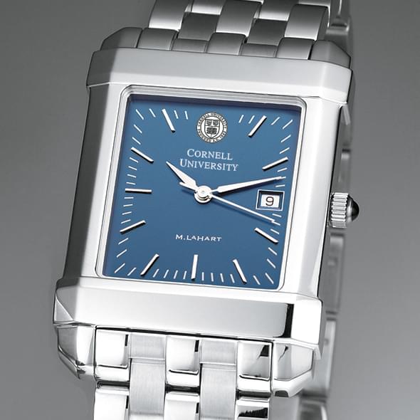 Cornell Men's Blue Quad Watch with Bracelet