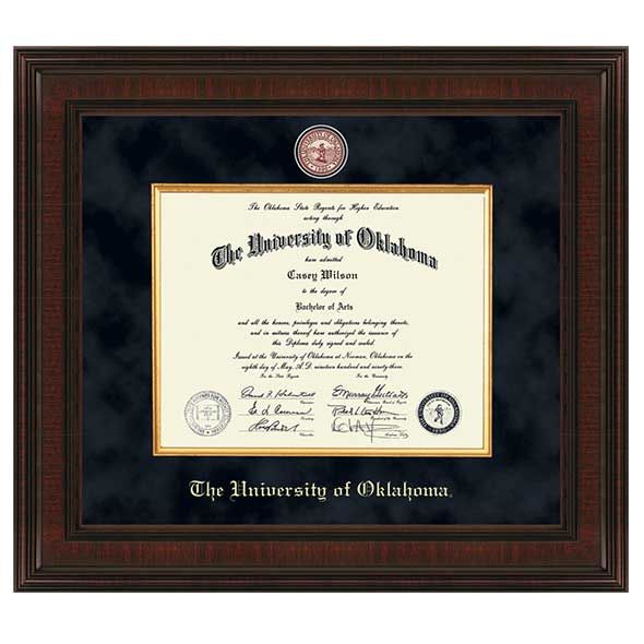 Oklahoma Excelsior Ph.D. Diploma Frame - Image 1