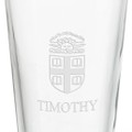 Brown University 16 oz Pint Glass- Set of 4 - Image 3