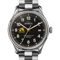 Drexel Shinola Watch, The Vinton 38mm Black Dial