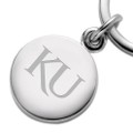 University of Kansas Sterling Silver Insignia Key Ring - Image 2