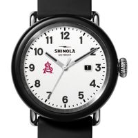 ASU Shinola Watch, The Detrola 43mm White Dial at M.LaHart & Co.