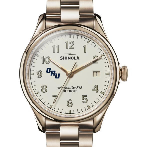 Oral Roberts Shinola Watch, The Vinton 38mm Ivory Dial - Image 1